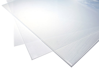 Clear plastic sheets